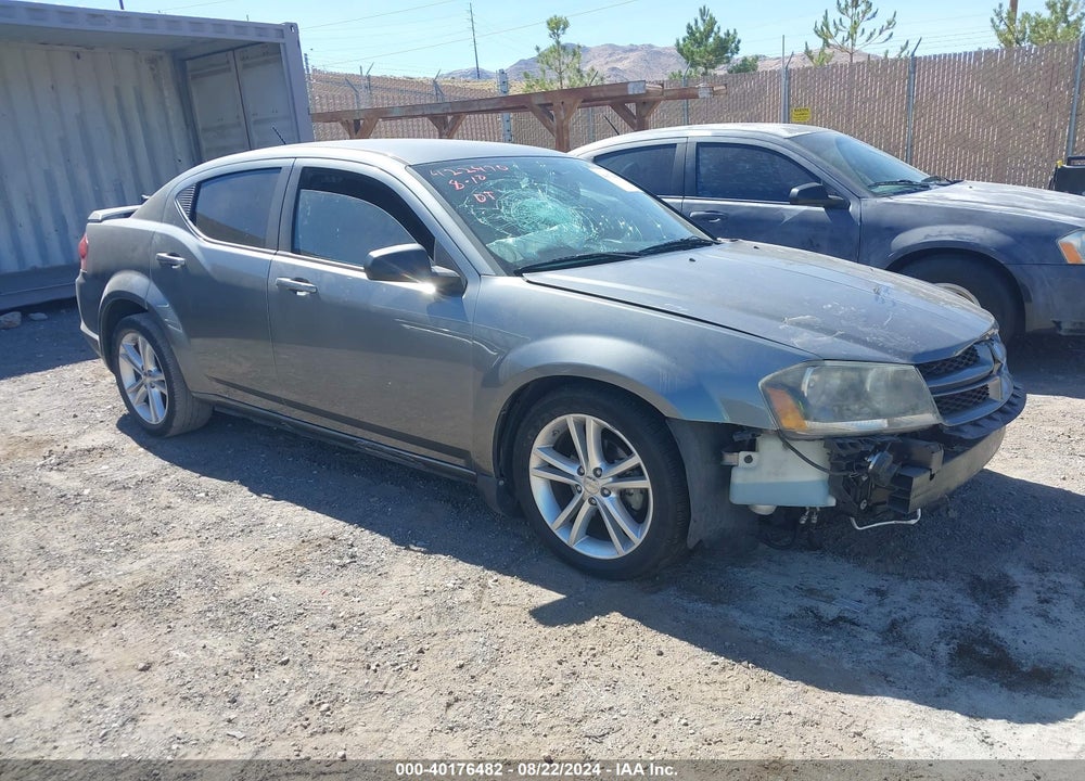 2013 DODGE AVENGER SE V6 VIN: 1C3CDZAGXDN750021