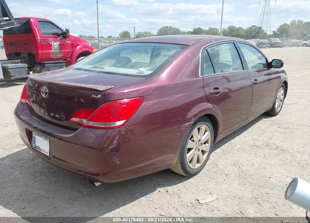 2007 TOYOTA AVALON XLS VIN: 4T1BK36B47U203825