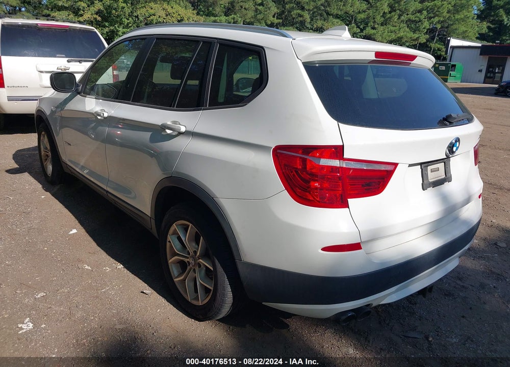 2013 BMW X3 XDRIVE28I VIN: 5UXWX9C51D0A30391