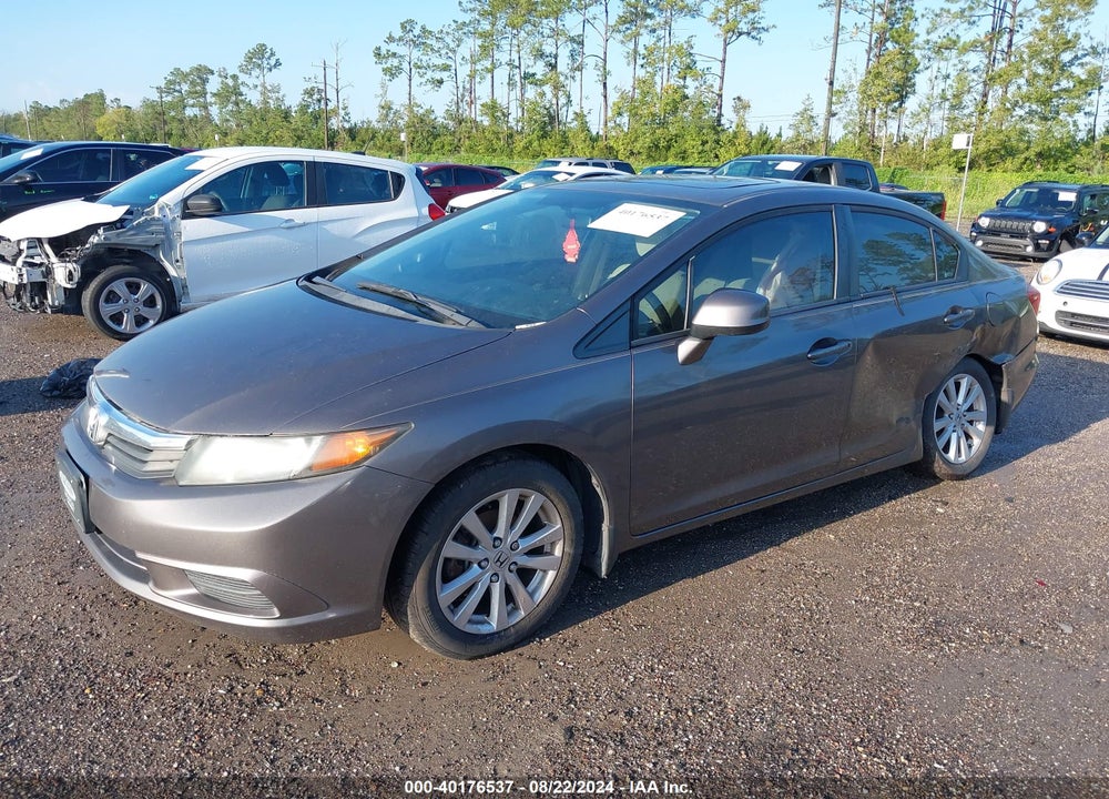 2012 HONDA CIVIC EX VIN: 19XFB2F82CE100044