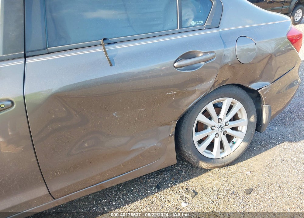 2012 HONDA CIVIC EX VIN: 19XFB2F82CE100044
