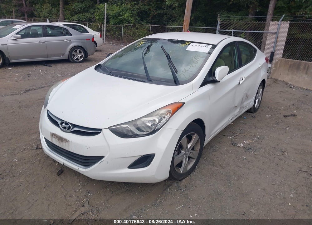 2013 HYUNDAI ELANTRA GLS VIN: 5NPDH4AE0DH273556