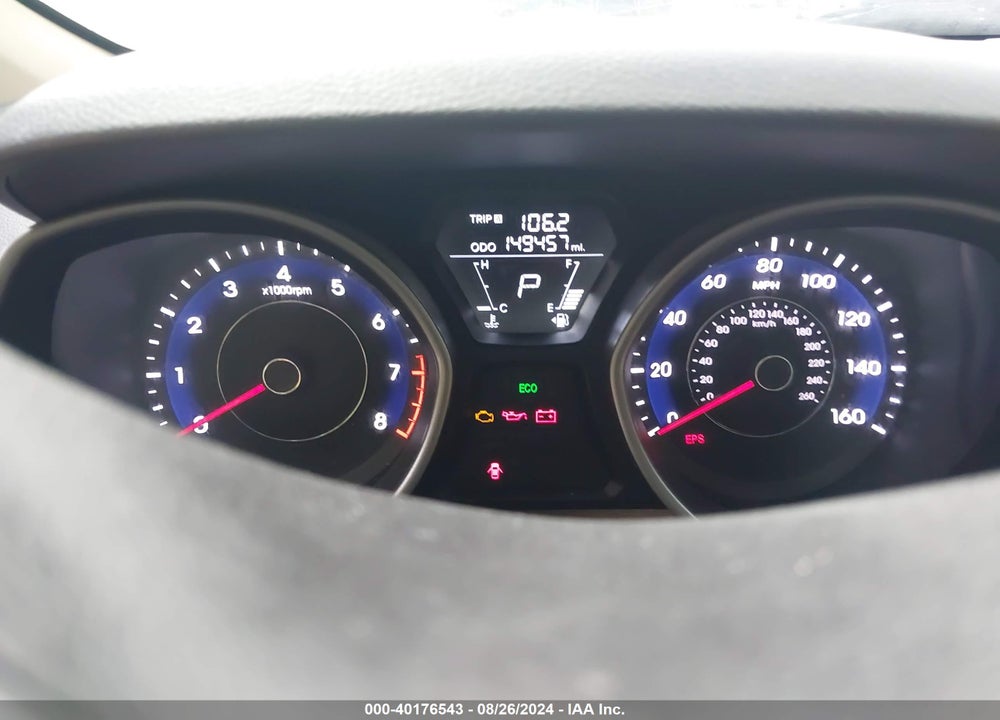 2013 HYUNDAI ELANTRA GLS VIN: 5NPDH4AE0DH273556
