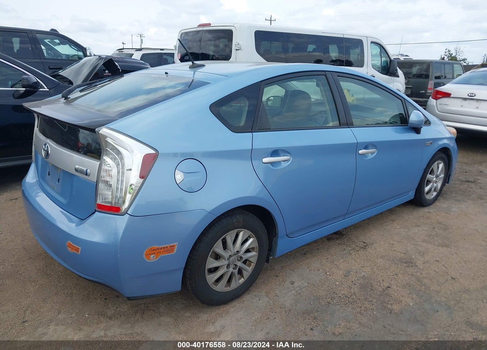 2012 TOYOTA PRIUS PLUG-IN ADVANCED VIN: JTDKN3DP5C3002316