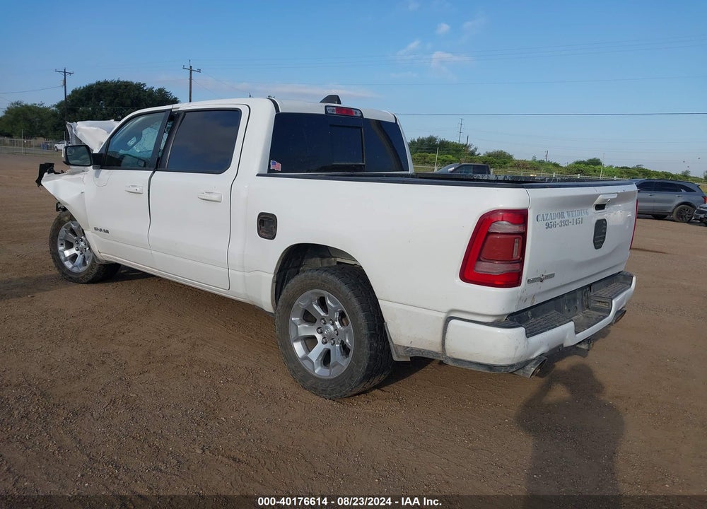 2019 RAM 1500 BIG HORN/LONE STAR 4X2 5'7 BOX VIN: 1C6RREFT8KN716962