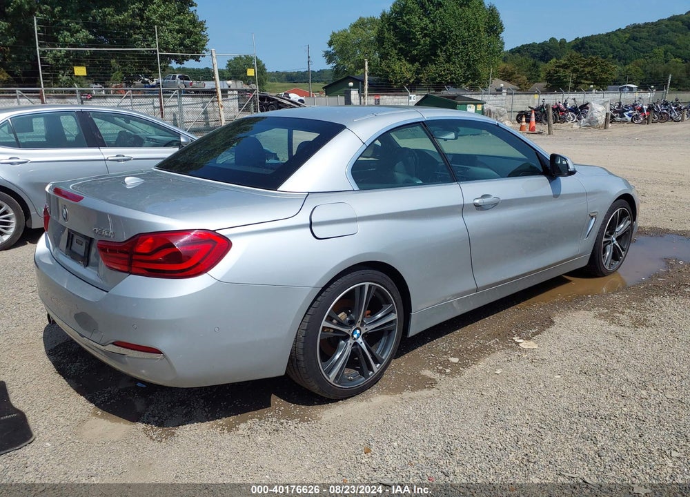 2018 BMW 430I XDRIVE VIN: WBA4Z3C56JEC56406