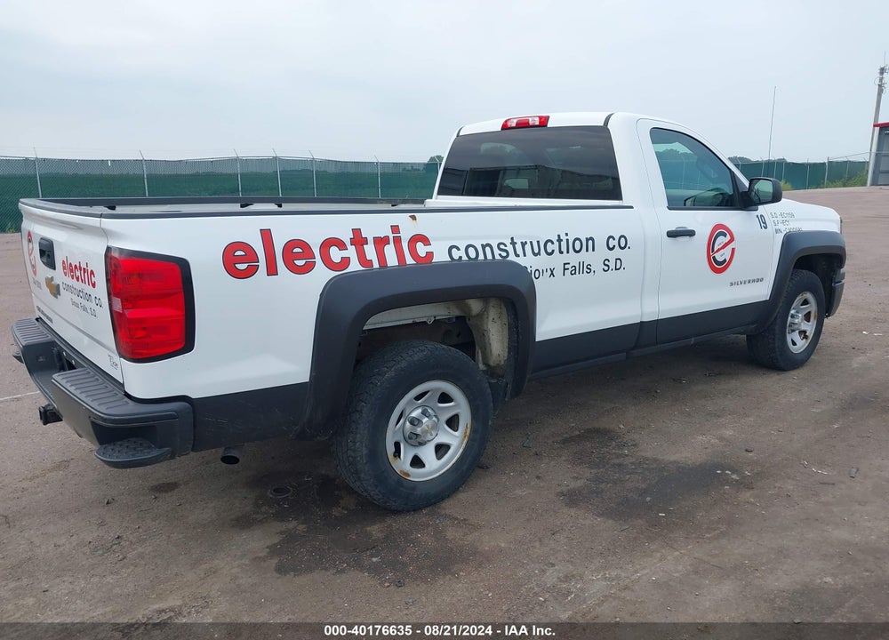 2014 CHEVROLET SILVERADO 1500 WORK TRUCK 1WT VIN: 1GCNCPECXEZ179837