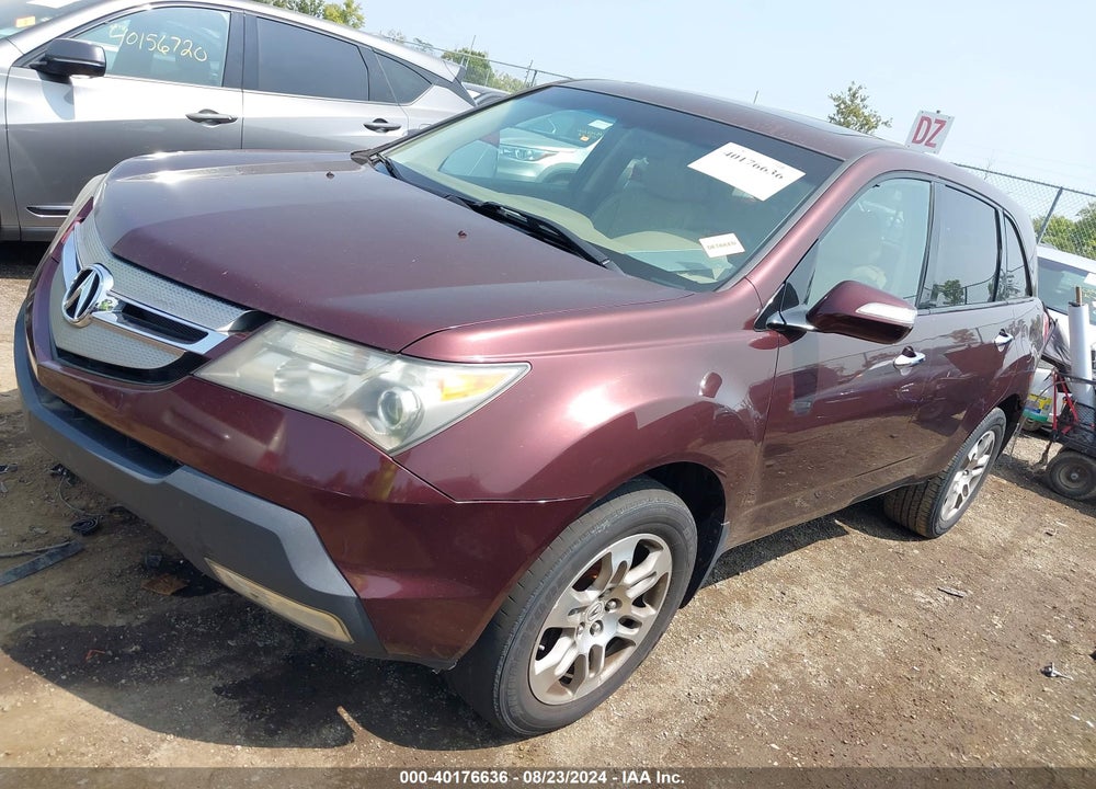 2007 ACURA MDX VIN: 2HNYD28207H549982