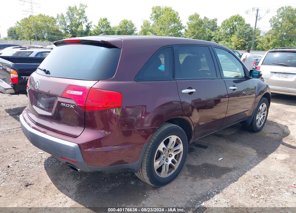 2007 ACURA MDX VIN: 2HNYD28207H549982