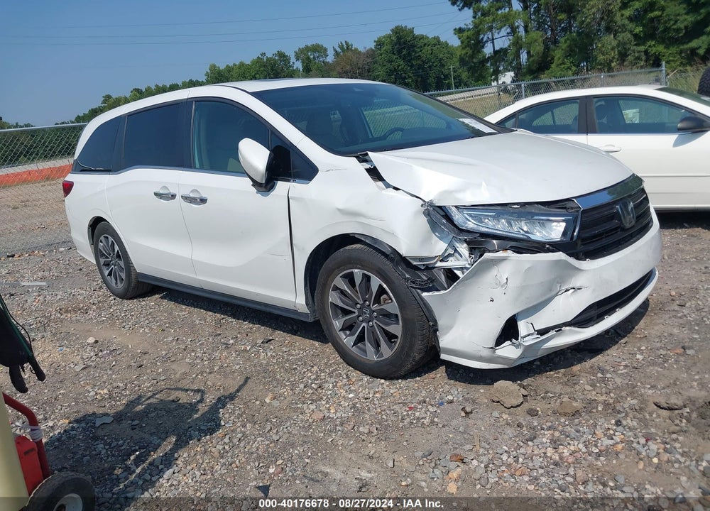 2022 HONDA ODYSSEY EX-L VIN: 5FNRL6H72NB036476