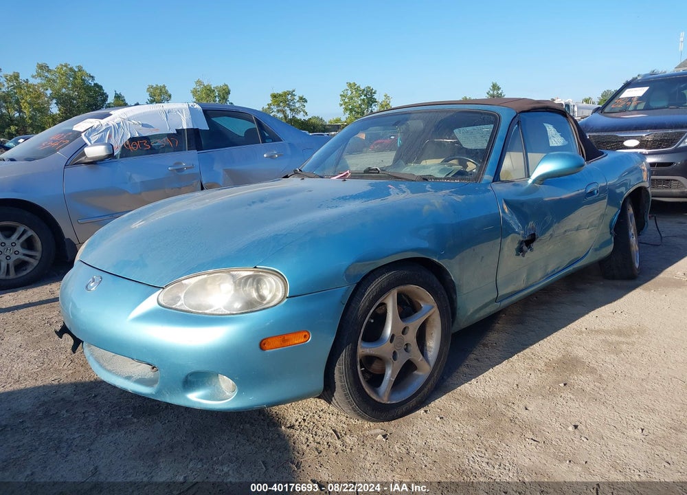 2002 MAZDA MX-5 MIATA CLOTH/LS/SE VIN: JM1NB353820227296