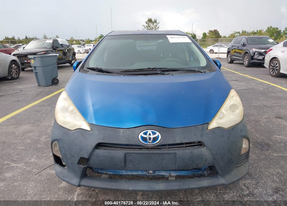 2013 TOYOTA PRIUS C TWO VIN: JTDKDTB37D1044504
