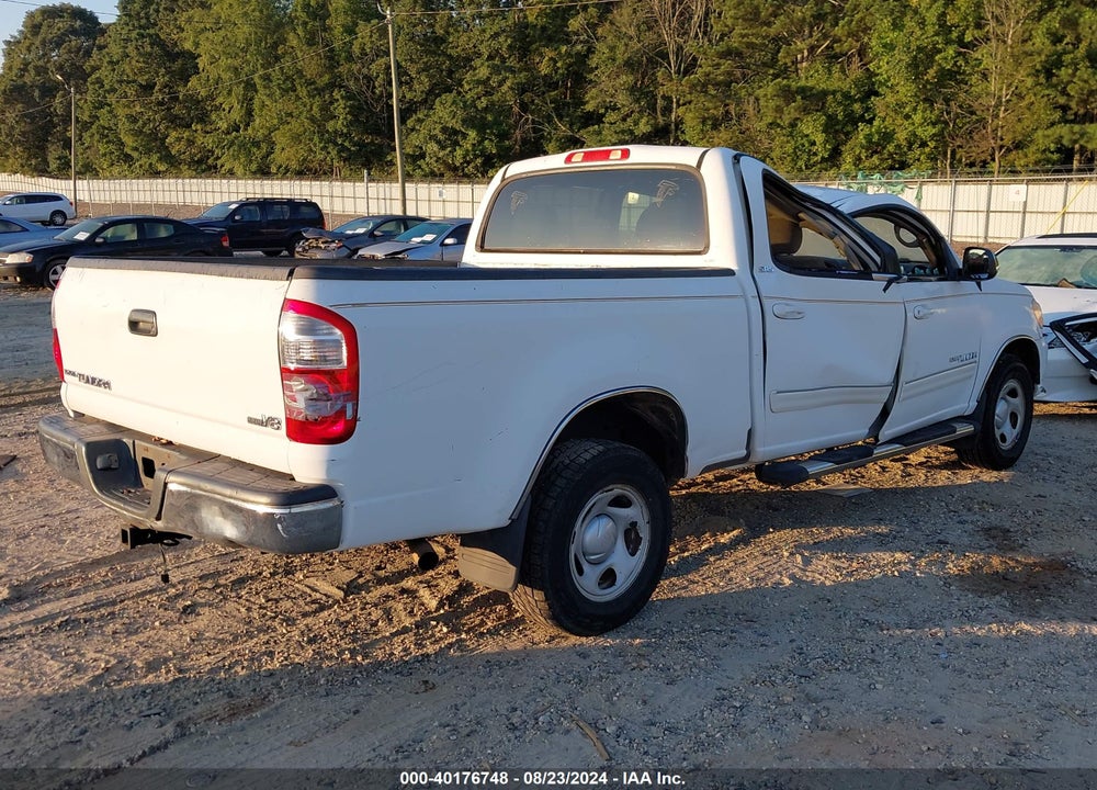 2005 TOYOTA TUNDRA SR5 V8 VIN: 5TBET341X5S467540