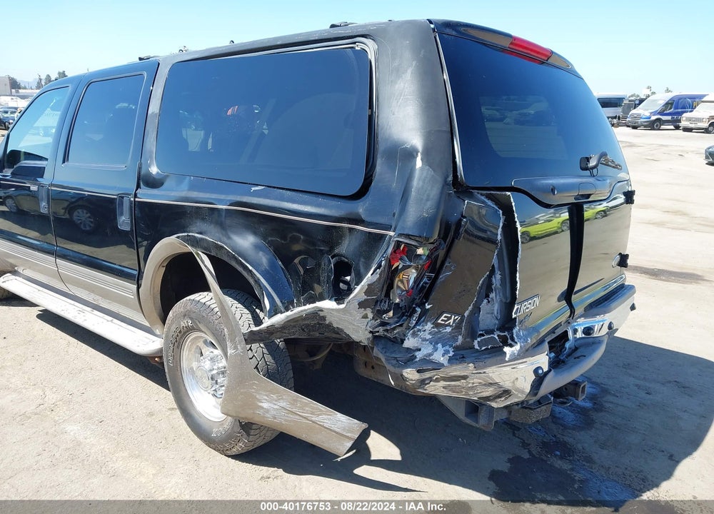 2001 FORD EXCURSION LIMITED VIN: 1FMNU42S01EB63442