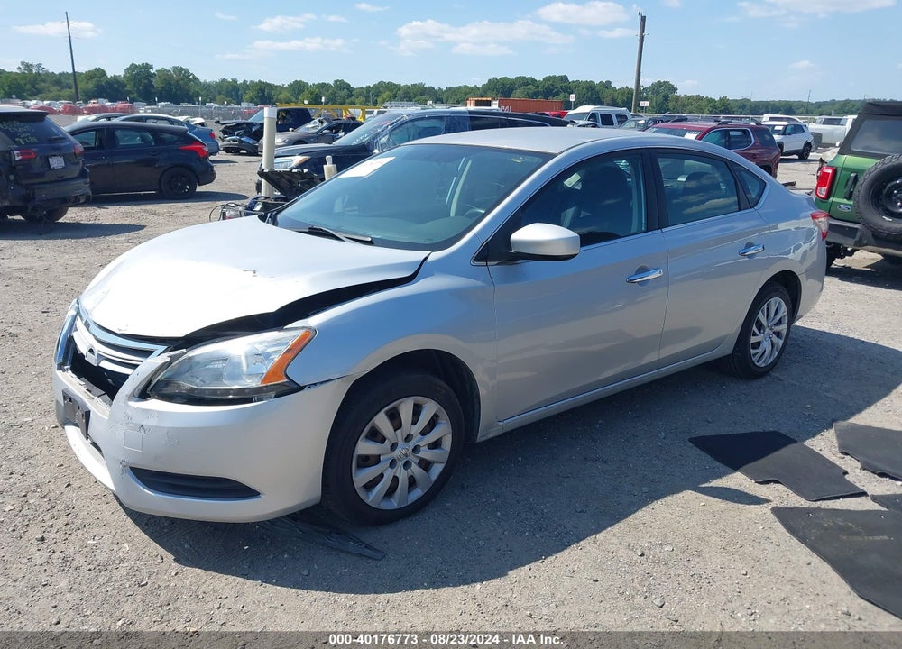 2014 NISSAN SENTRA SV VIN: 3N1AB7AP5EY265080