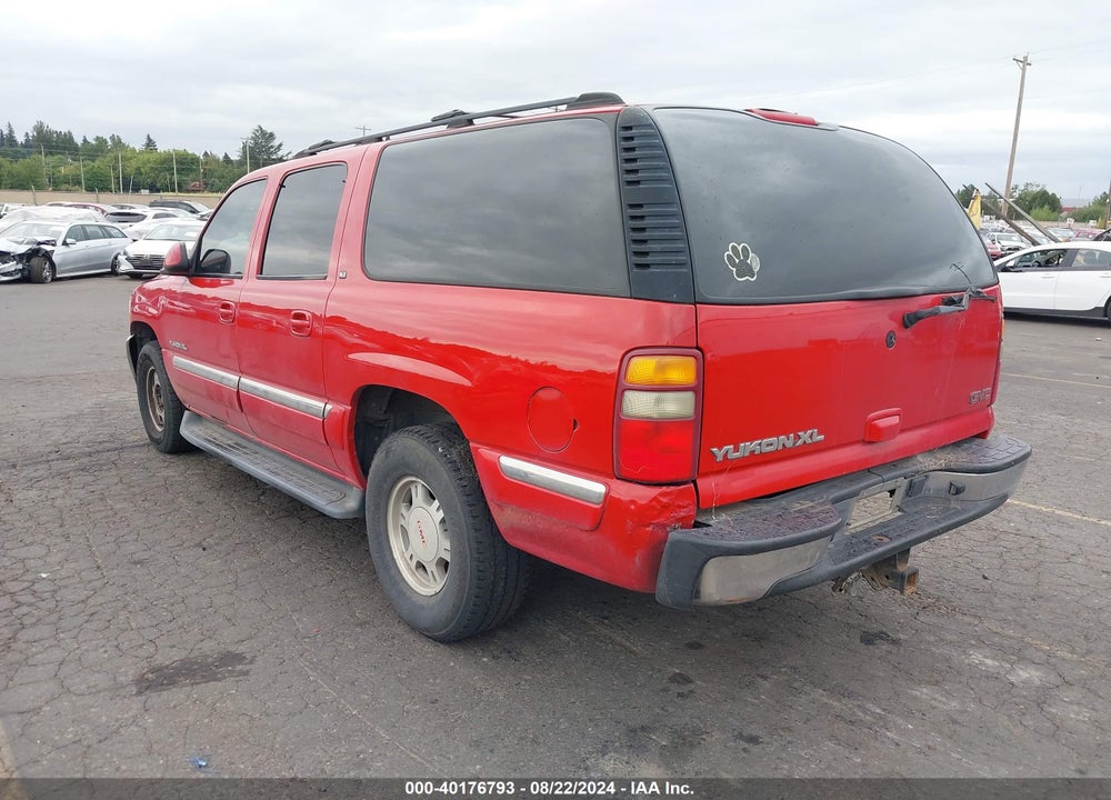 2001 GMC YUKON XL 1500 SLT VIN: 3GKFK16T61G163989