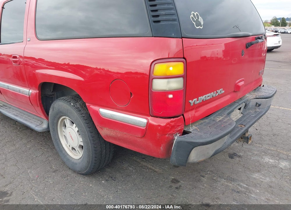 2001 GMC YUKON XL 1500 SLT VIN: 3GKFK16T61G163989