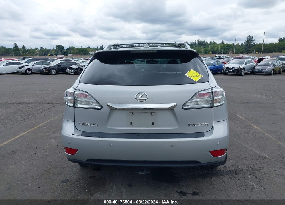 2010 LEXUS RX 350 VIN: 2T2BK1BA3AC061411