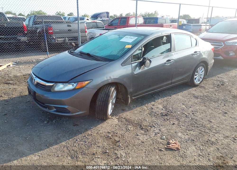 2012 HONDA CIVIC EX VIN: 19XFB2F88CE067373