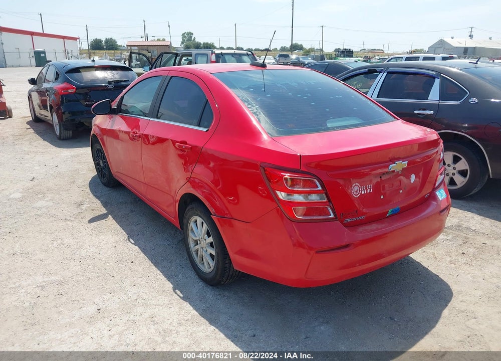 2017 CHEVROLET SONIC LT AUTO VIN: 1G1JD5SH7H4113966