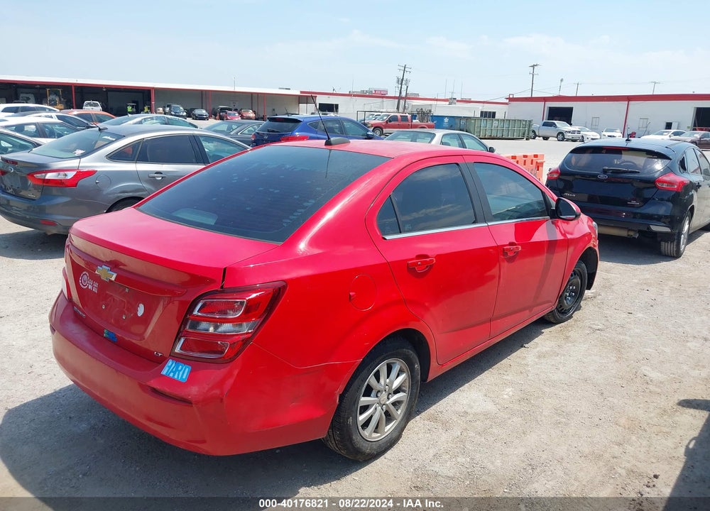 2017 CHEVROLET SONIC LT AUTO VIN: 1G1JD5SH7H4113966