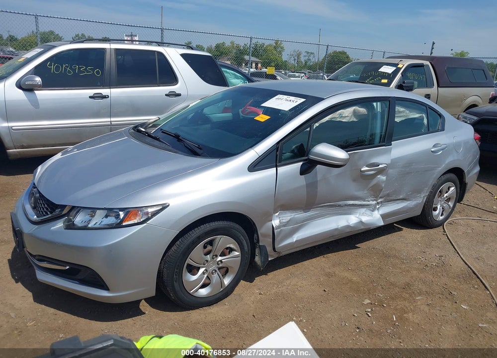 2015 HONDA CIVIC LX VIN: 19XFB2F5XFE090390