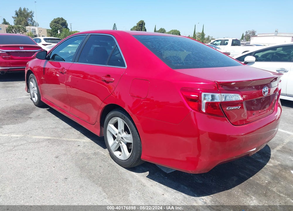 2012 TOYOTA CAMRY SE VIN: 4T1BF1FK5CU623094
