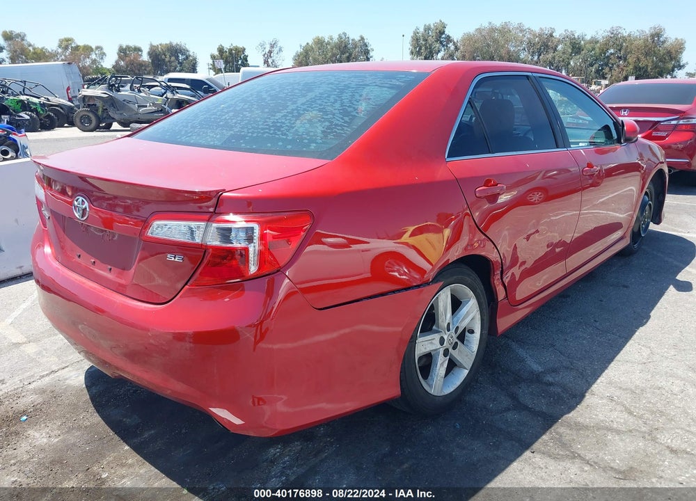 2012 TOYOTA CAMRY SE VIN: 4T1BF1FK5CU623094