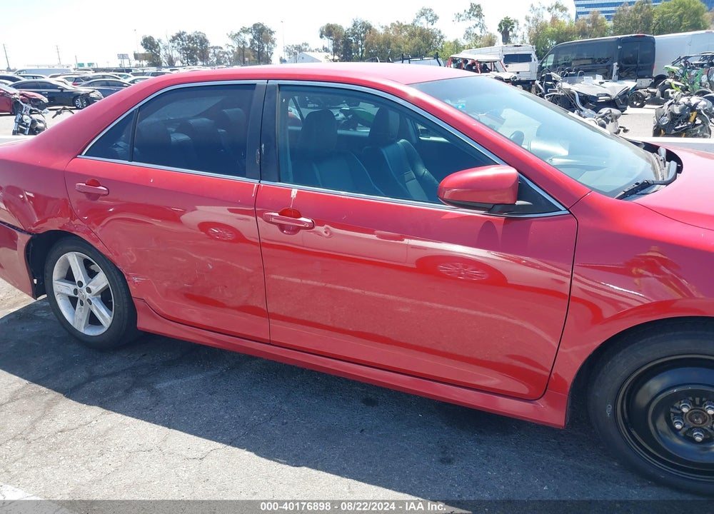 2012 TOYOTA CAMRY SE VIN: 4T1BF1FK5CU623094