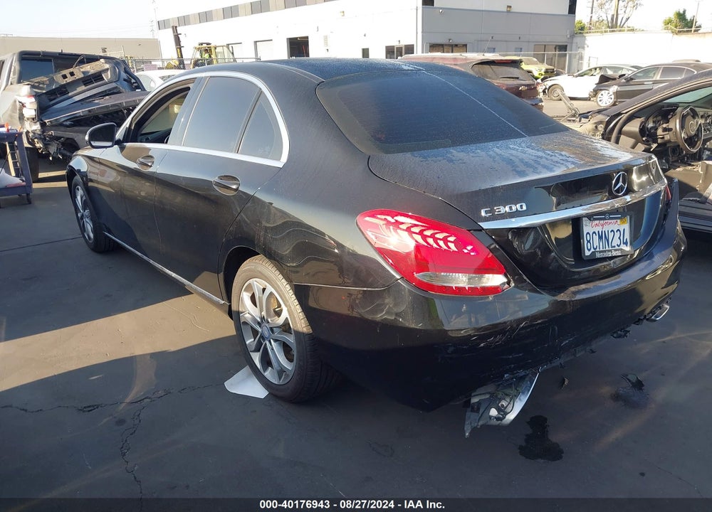 2017 MERCEDES-BENZ C 300 LUXURY/SPORT VIN: 55SWF4JB8HU192988