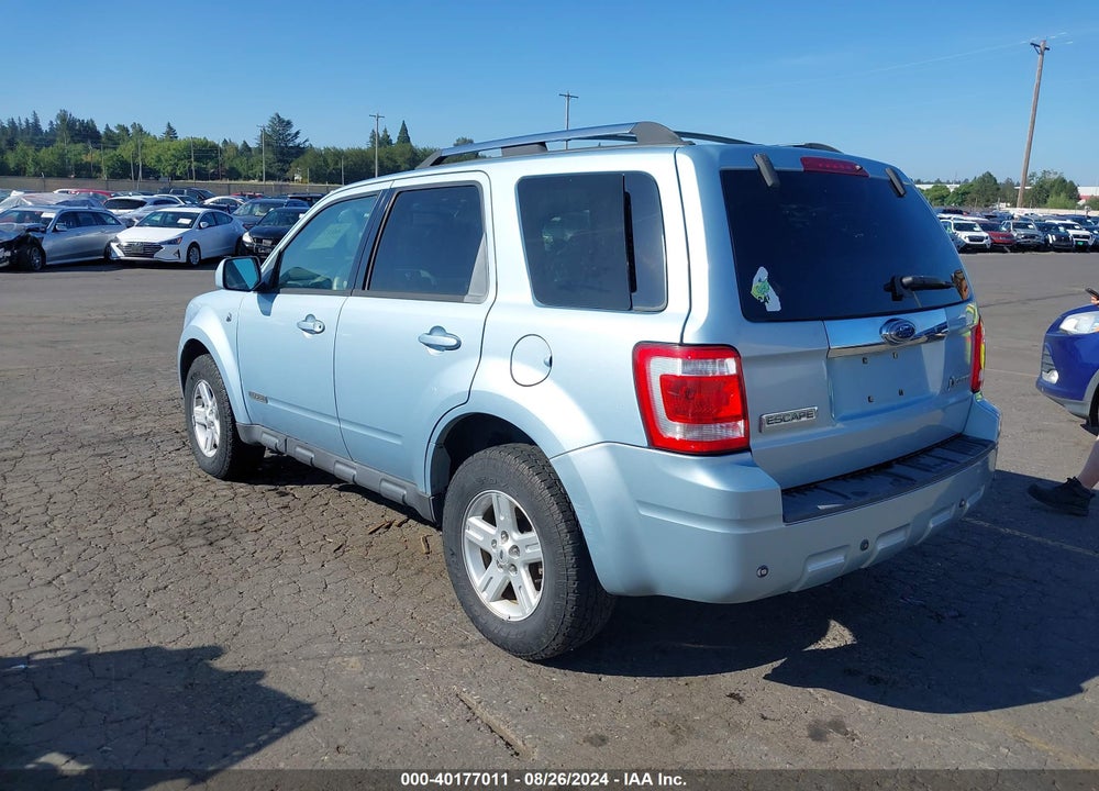 2008 FORD ESCAPE HYBRID VIN: 1FMCU59H38KA86892