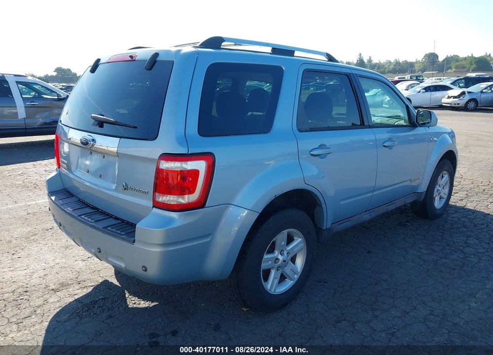 2008 FORD ESCAPE HYBRID VIN: 1FMCU59H38KA86892