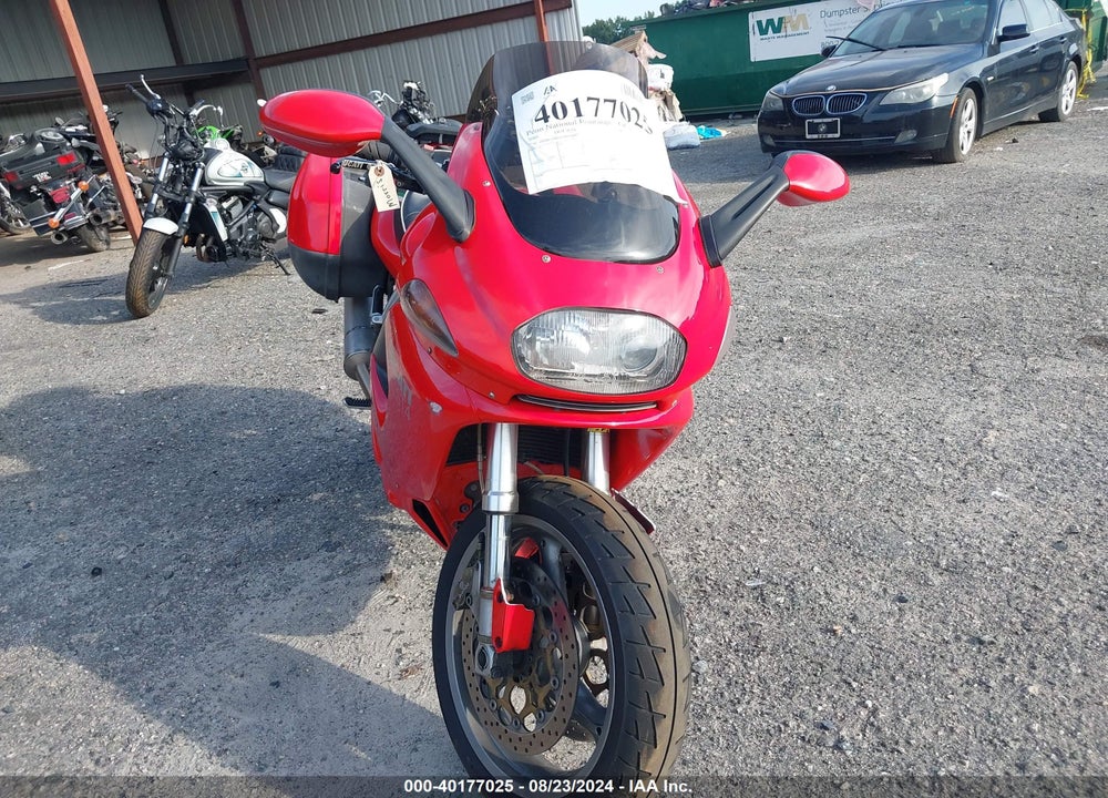 2001 DUCATI ST4 VIN: ZDM1TB8S21B004011