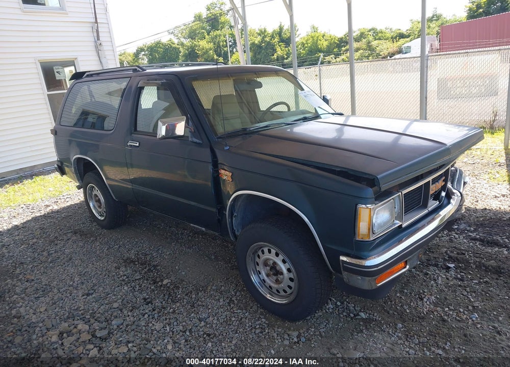 1989 GMC S15 JIMMY VIN: 1GKCT18Z9K0527538