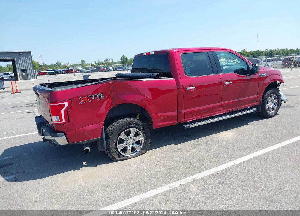 2017 FORD F-150 XLT VIN: 1FTFW1EFXHFC66906