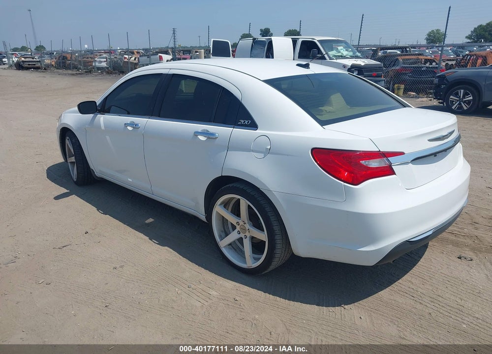 2013 CHRYSLER 200 LIMITED VIN: 1C3CCBCG1DN712099