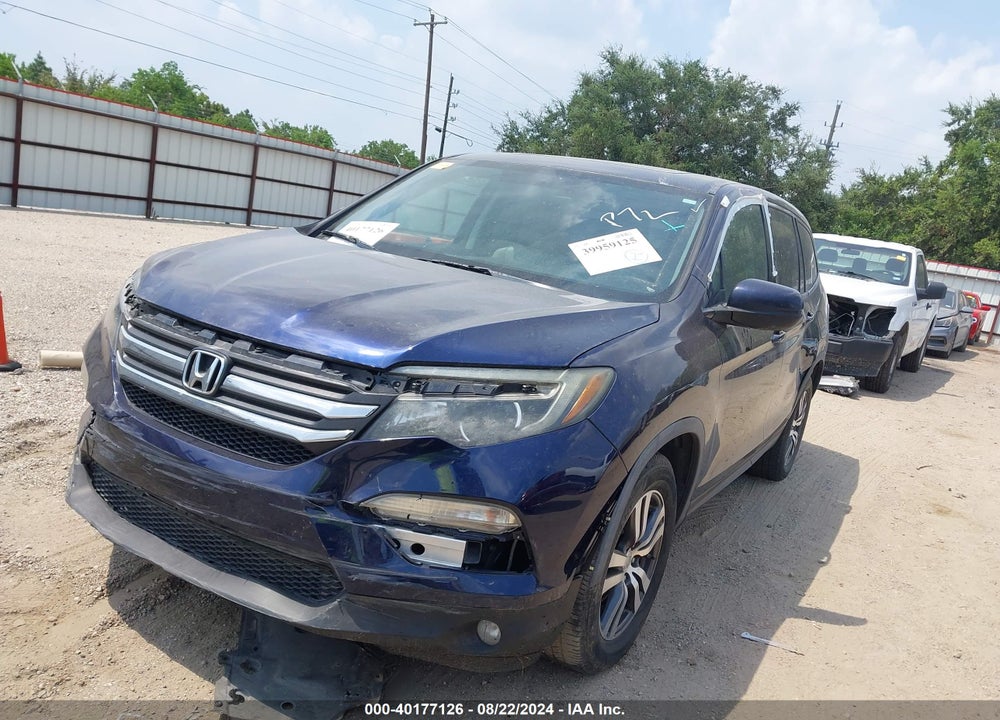 2017 HONDA PILOT EX-L VIN: 5FNYF5H51HB003369