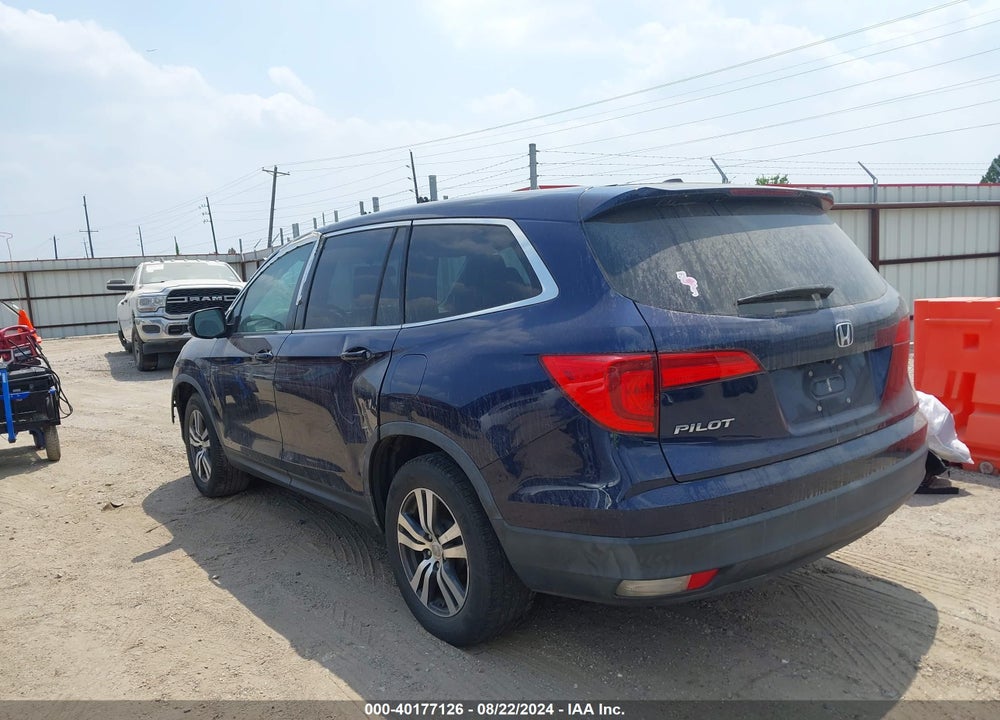 2017 HONDA PILOT EX-L VIN: 5FNYF5H51HB003369