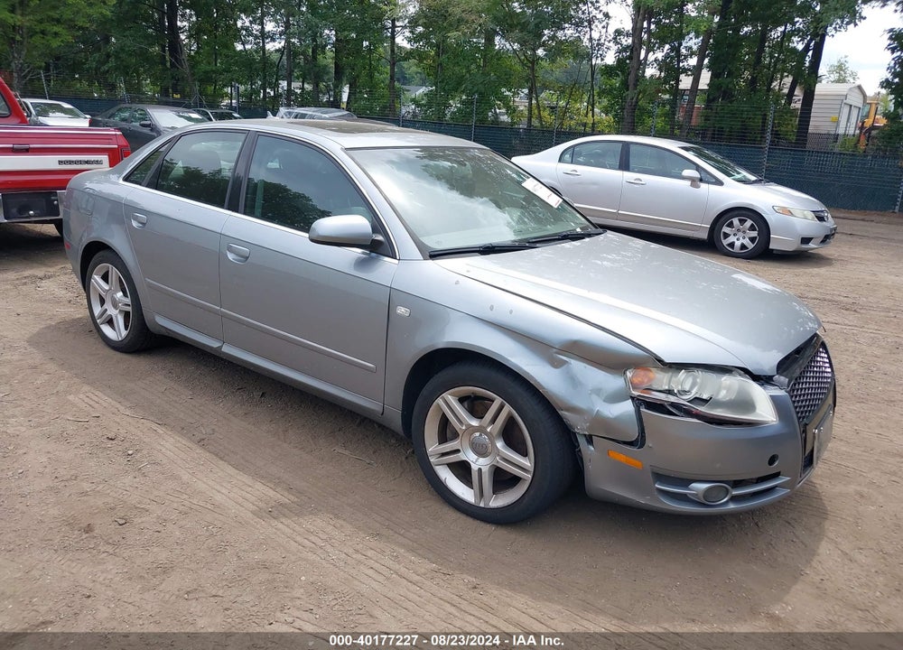 2008 AUDI A4 2.0T/2.0T SPECIAL EDITION VIN: WAUDF78EX8A101459