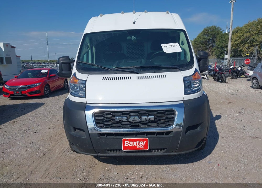 2021 RAM PROMASTER 3500 CARGO VAN HIGH ROOF 159 WB EXT VIN: 3C6MRVJG7ME514500