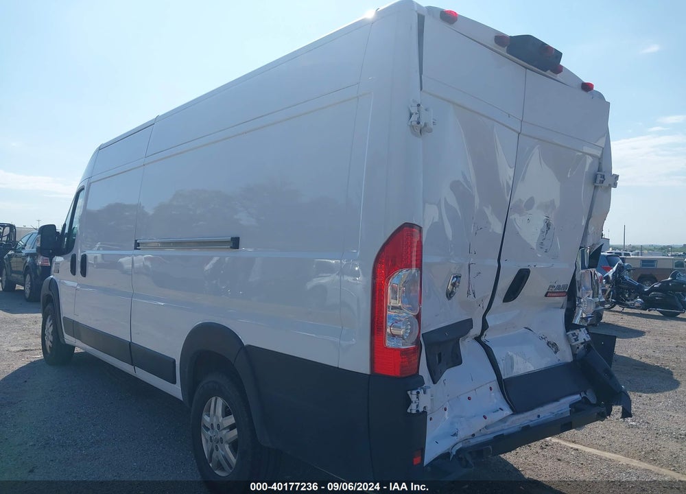 2021 RAM PROMASTER 3500 CARGO VAN HIGH ROOF 159 WB EXT VIN: 3C6MRVJG7ME514500