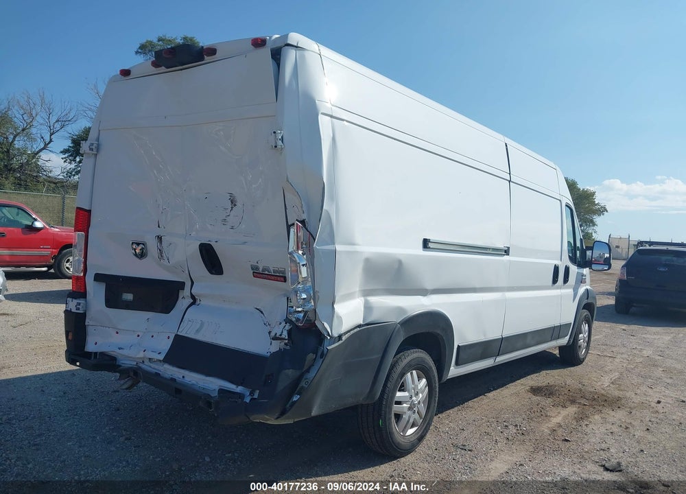 2021 RAM PROMASTER 3500 CARGO VAN HIGH ROOF 159 WB EXT VIN: 3C6MRVJG7ME514500