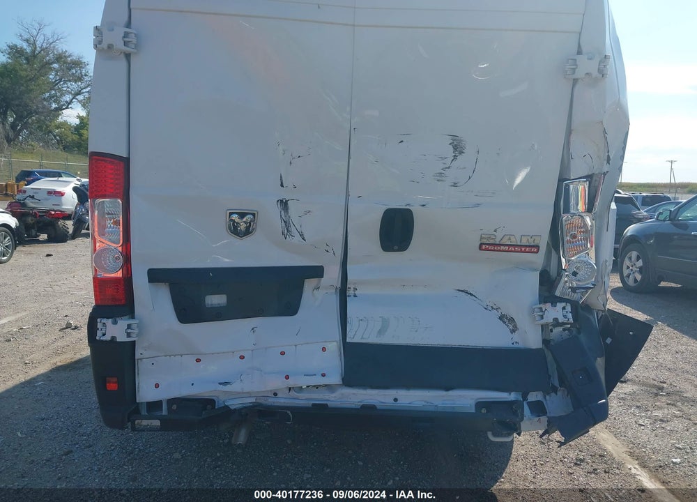 2021 RAM PROMASTER 3500 CARGO VAN HIGH ROOF 159 WB EXT VIN: 3C6MRVJG7ME514500