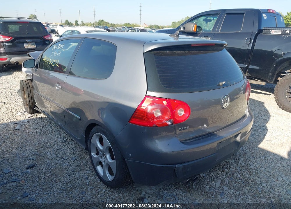 2009 VOLKSWAGEN GTI 2-DOOR VIN: WVWFD71K49W055178