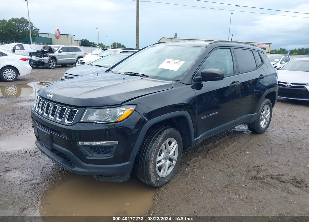 2018 JEEP COMPASS SPORT 4X4 VIN: 3C4NJDAB0JT213531