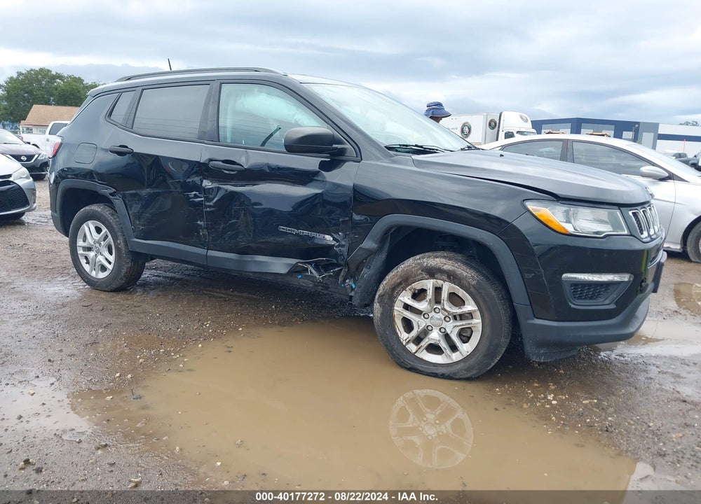 2018 JEEP COMPASS SPORT 4X4 VIN: 3C4NJDAB0JT213531