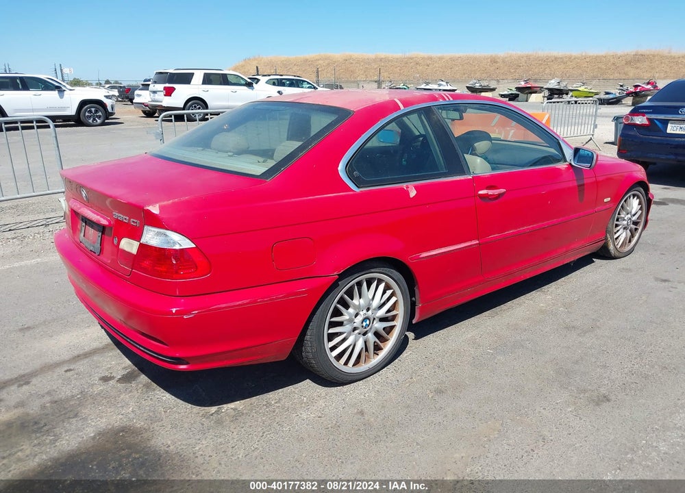 2003 BMW 330CI VIN: WBABN53453PH03448