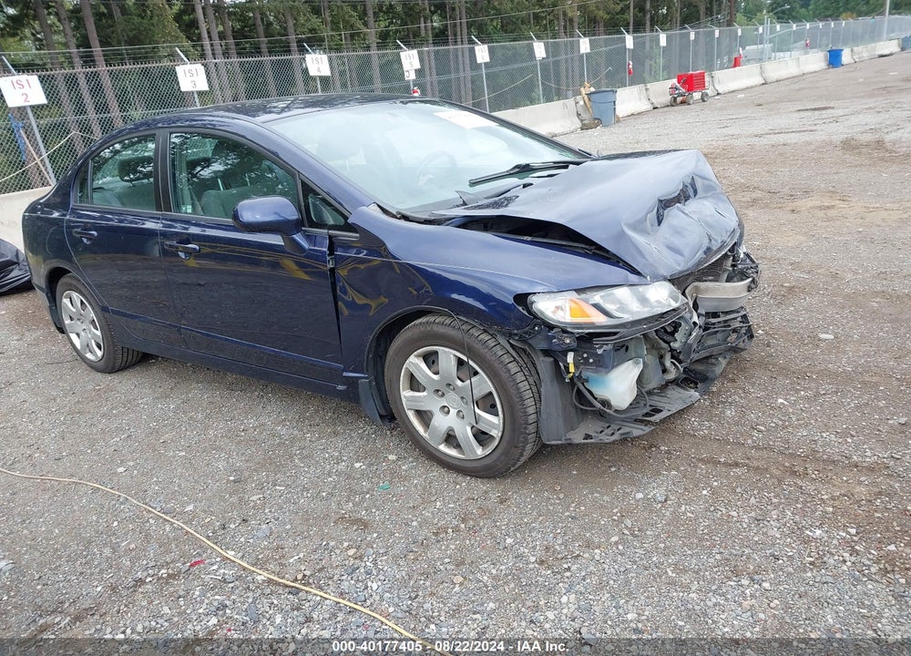 2010 HONDA CIVIC LX VIN: 19XFA1F53AE076059