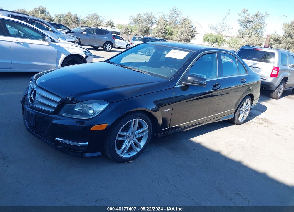 2012 MERCEDES-BENZ C 250 VIN: WDDGF4HB9CR216493
