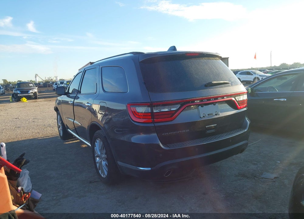 2017 DODGE DURANGO SXT RWD VIN: 1C4RDHAG1HC709102